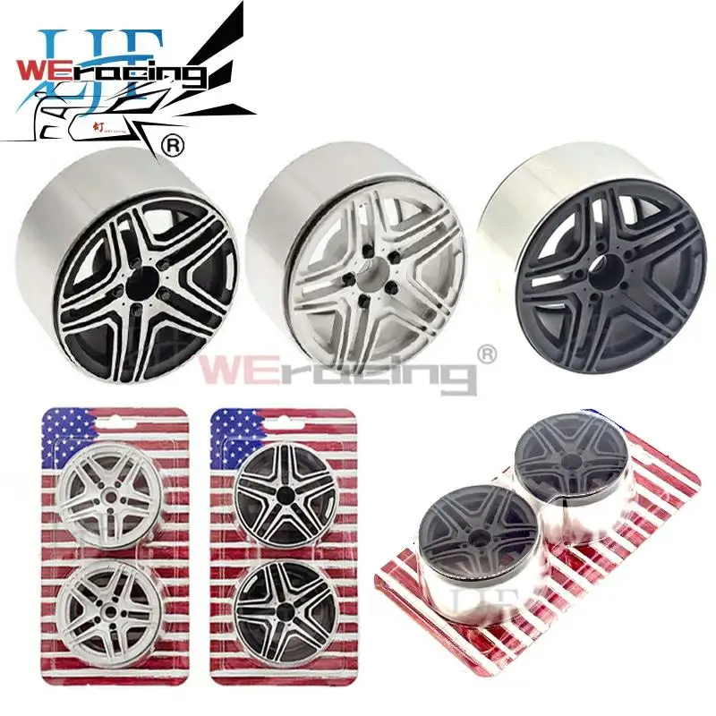 4 шт. 1/10 RC Рок Гусеничный алюминиевый 2 Beadlock Колесные диски для Traxxas TRX4 Benz G500 TRX6 Axial