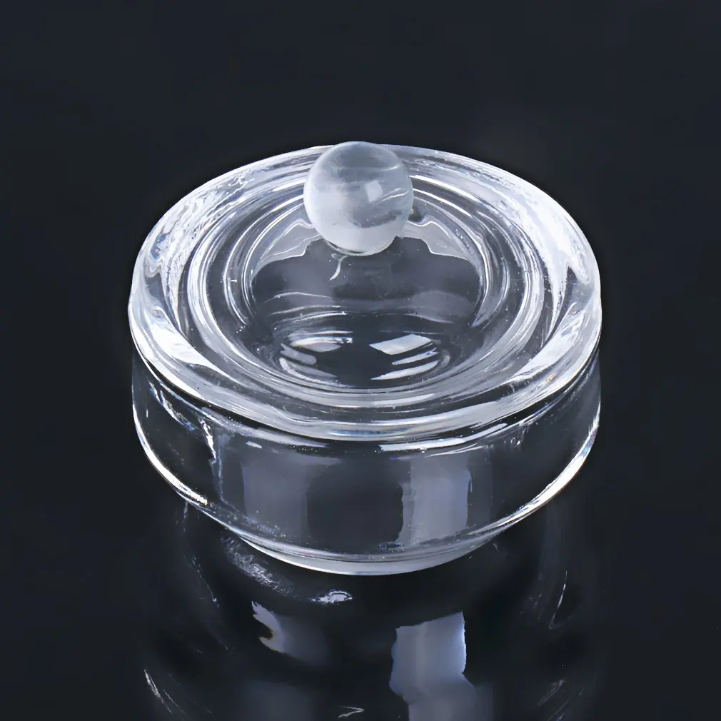 Профессиональный дизайн ногтей акриловое Хрустальное стекло контейнер с