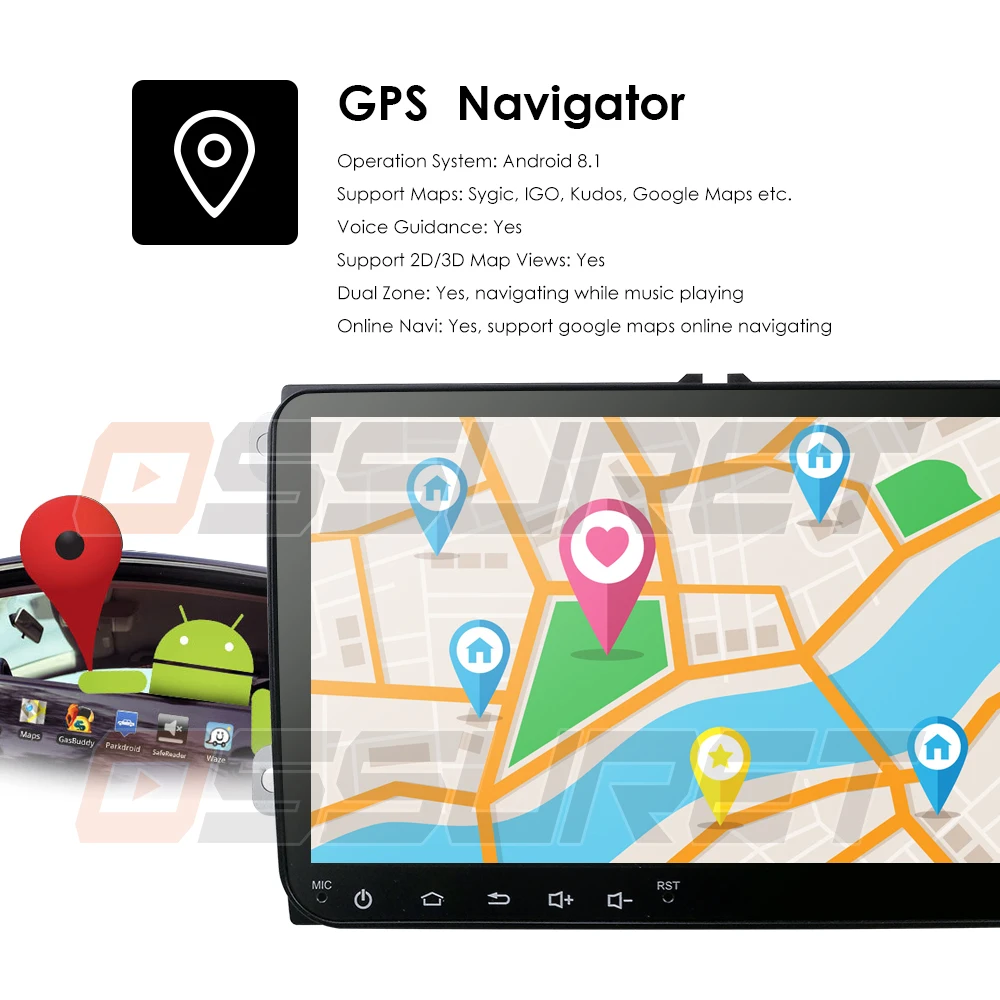 Android 9,0 " 2din автомобильный DVD для POLO GOLF 5 6 POLO PASSAT B6 CC TIGUAN TOURAN EOS SHARAN SCIROCCO CADDY с 4G gps Navi