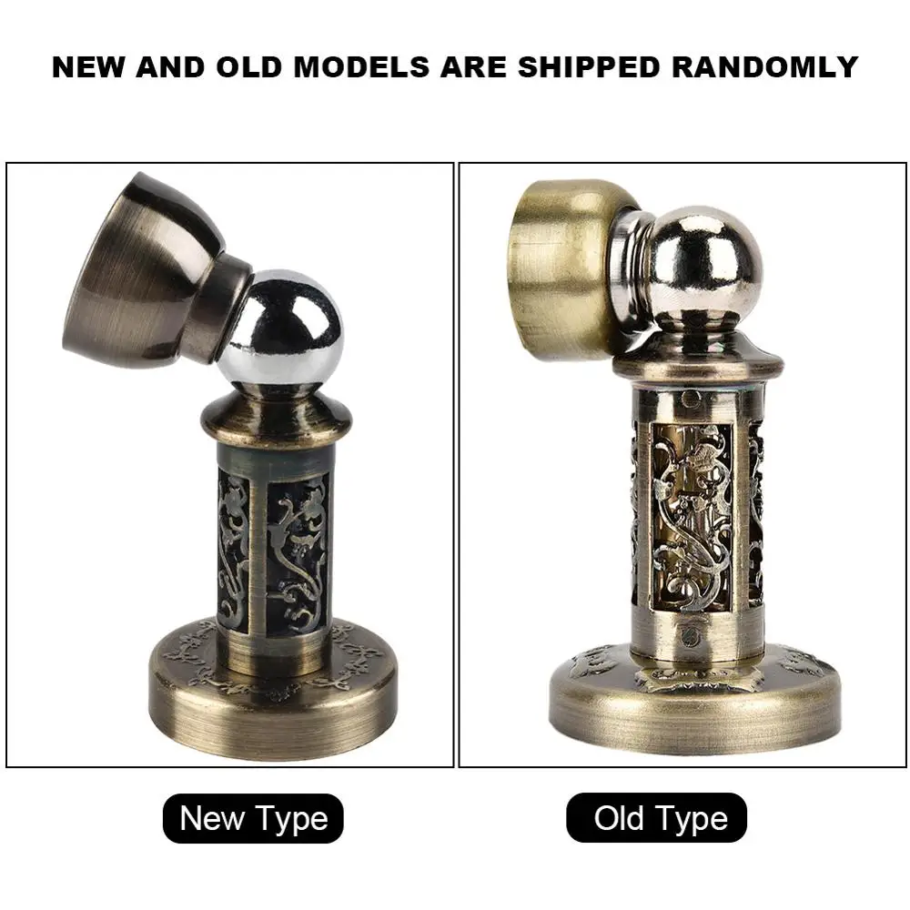 Цинковый сплав сильная Магнитная Стопорная пробка для двери античный дверной