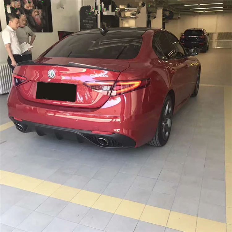 Спойлер для Alfa Romeo Giulia 2015 2018 спойлер высокого качества из углеродного волокна