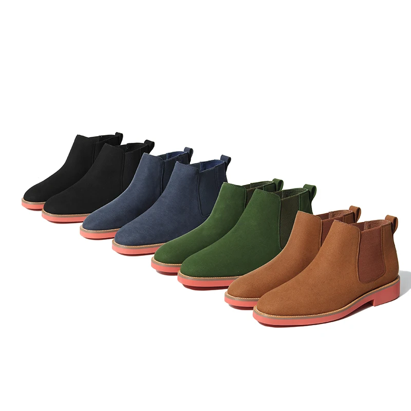 

Замшевые мужские ботинки YJP, мужские ботинки челси, ботильоны, ботинки челси, Уличная обувь для прогулок, износостойкая зимняя теплая повсед...