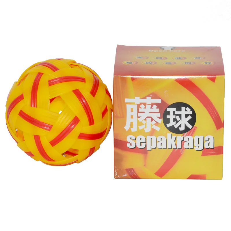 

Outdoor Beach High Quality Professional Competition Sepak Takraw Plastic Ball Sport Ball Cane Ball -40