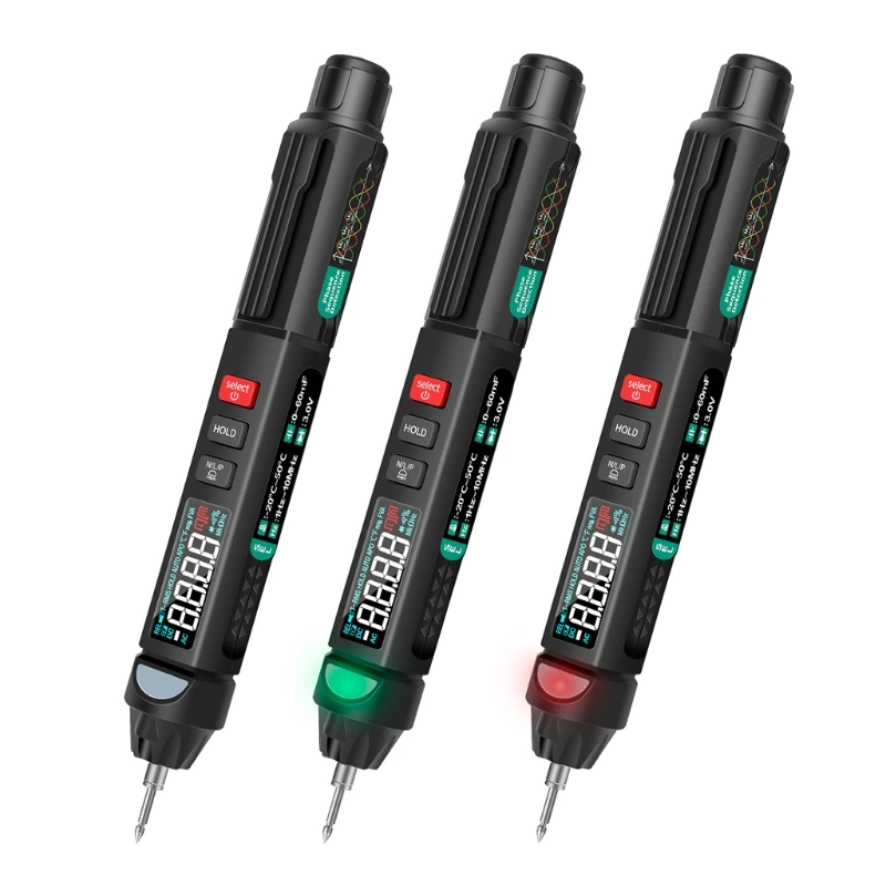 

Digital Intelligent Professional Multimeter Sensor Pen Tester AC Voltage Meter Non-Contact Voltmeter Electric Tool A3008
