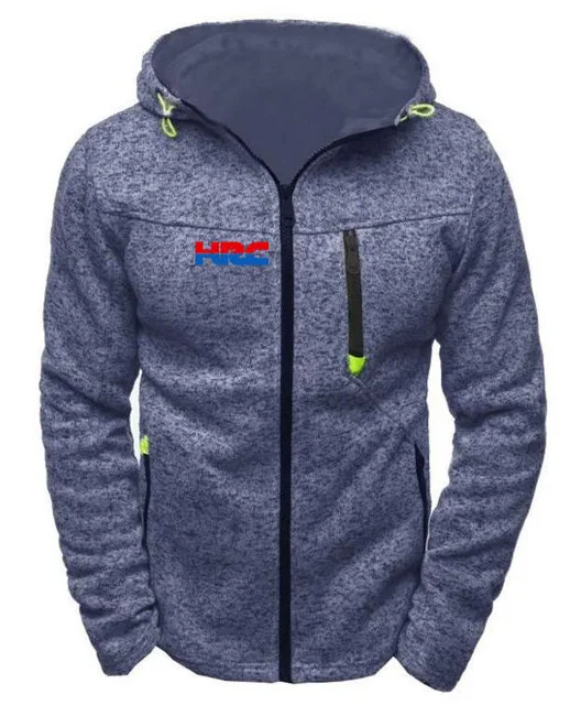 

2019 Autumn Winter Men's Motorcycle Hoodies Sweatshirts Cotton Casual Repsol Zip Male Hooded Coats Motocross Jackets