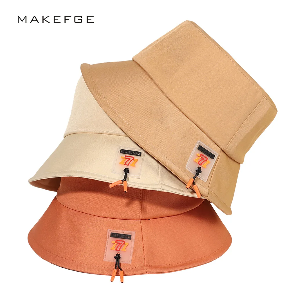 

Pure Color Bucket Hat Men's Hat Ladies Hat Casual Sun Hat Fisherman Hat High Quality Foldable 2021 New