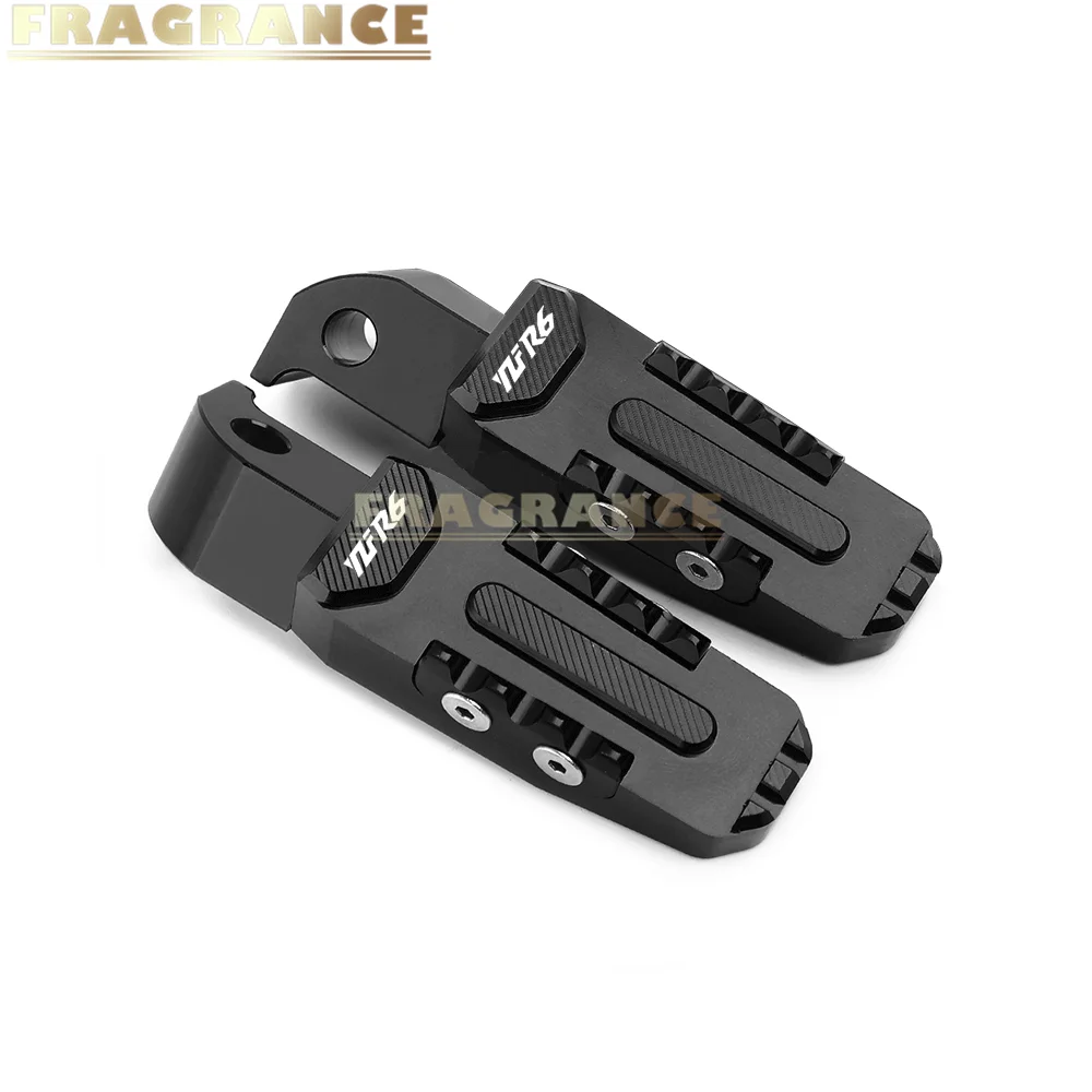 

For Yamaha YZFR6 YZF R6 1999-2018 2017 2016 2015 2014 Motorcycle CNC Passenger Footrests Rear Foot Pegs pedal