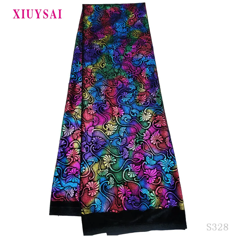 

XIUYSAI 2020 New Design Velvet With embroidered African French Velvet Lace Fabric High Quality Nigerian Velvet Lace Fabric