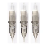 Иглы для тату-картриджа 10 шт. RLM1RM, профессиональные одноразовые полуперманентные иглы для макияжа бровей, губ, тату-машинки, ручка