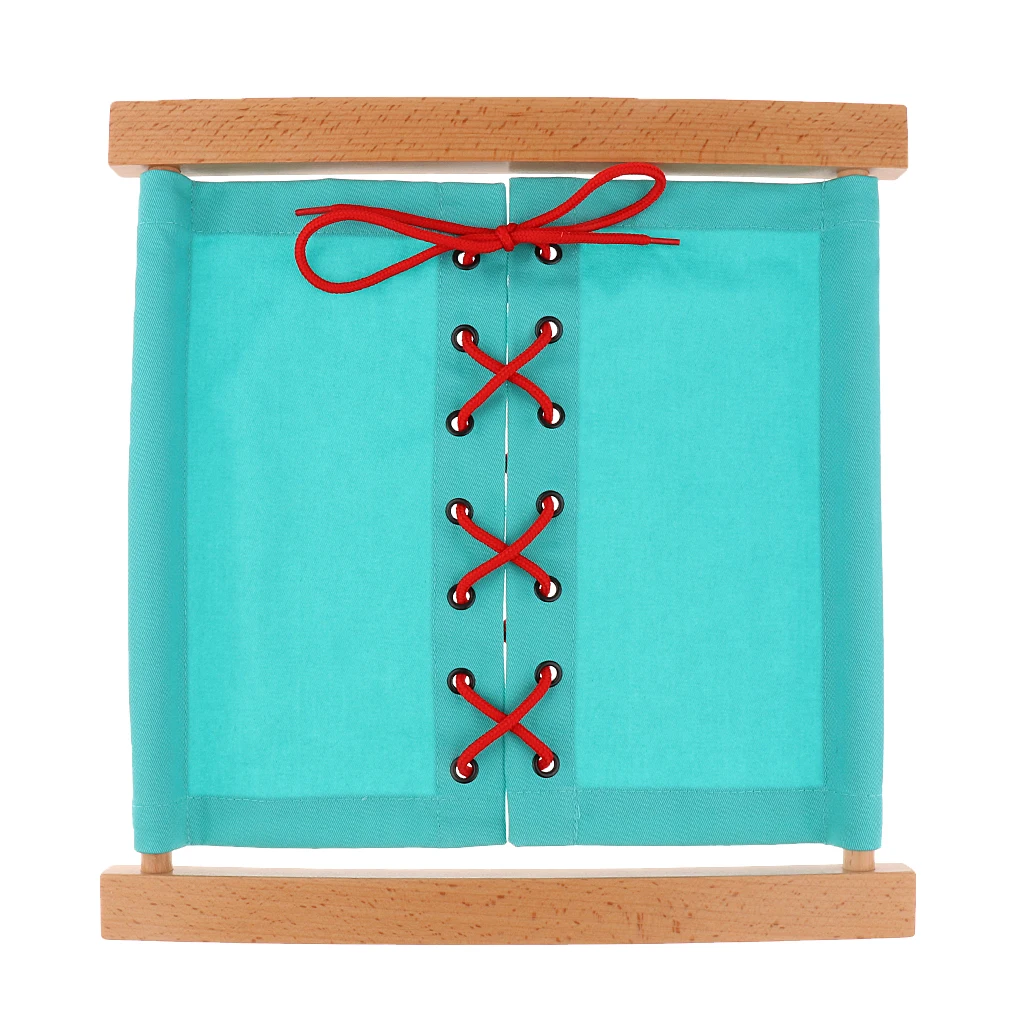 

Montessori Materials Children Educational Game Daily Clothes Box Toys