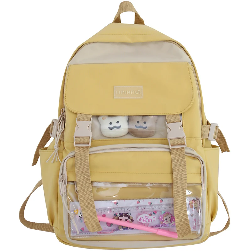 

Elementary Cute Girls Backpack Women Small Fresh School Bags for Teenagers Female Waterproof School Backpacks Ladies Ruckpacks