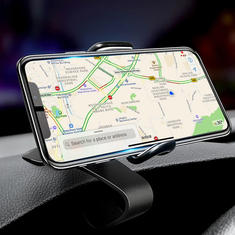 Новинка 2019 держатель для телефона типа HUD с зажимом подставка на автомобильной