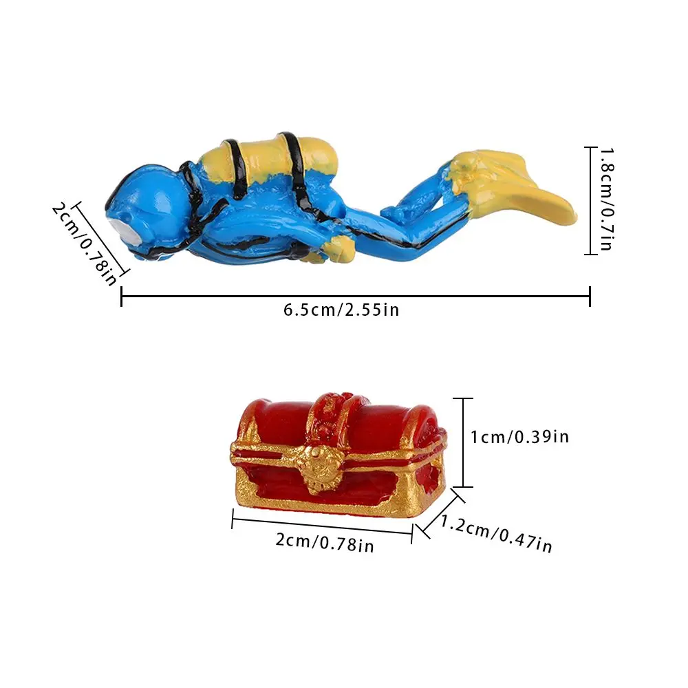 Креативная модель подводного ландшафта для дайвера фигурки аквариума
