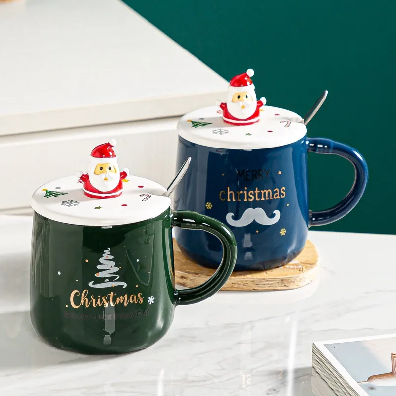 Рождественская кружка бутылка для воды с мультяшным рисунком соснового лося