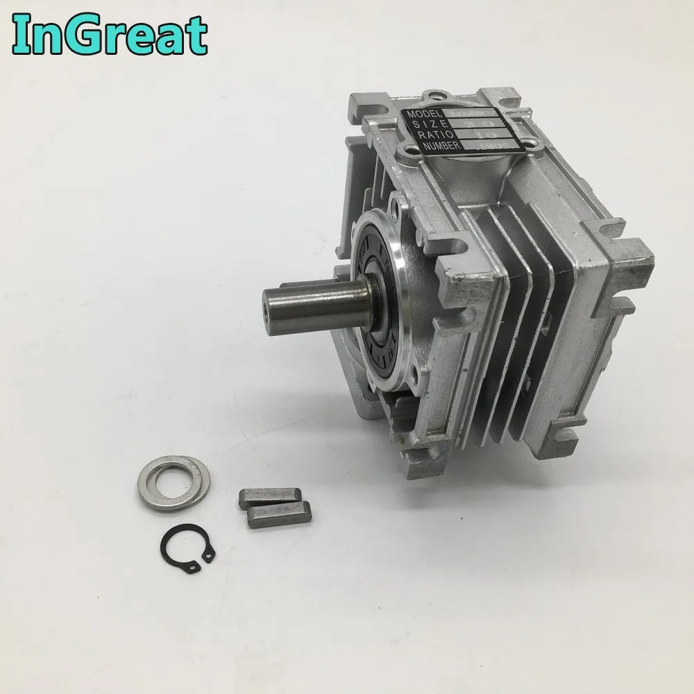 5:1 Nema34 шаговый двигатель с червячной коробкой передач RV040 редуктор скорости 18 мм