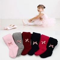 autumn newborn infant baby tights knitted cute bow cotton stretch soft warm casual princess toddler kids girls pantyhose