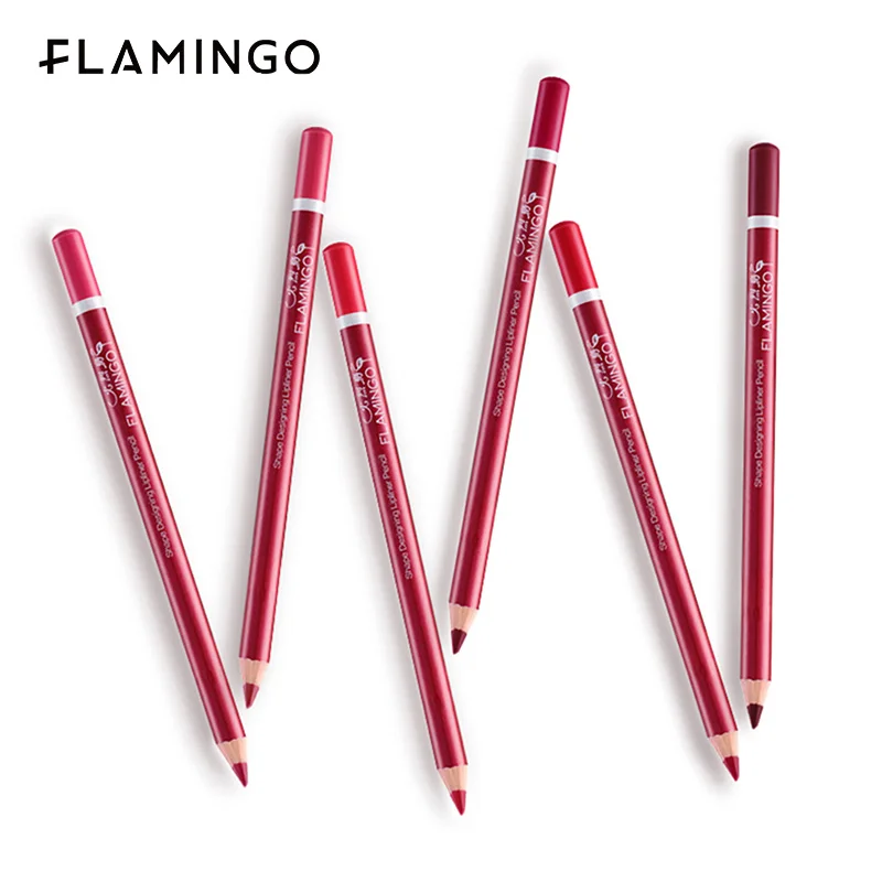 

FLAMINGO New 9 Colors Matte Lip Pencil Maquillage Long-lasting Lip Liner Lipstick Sexy Contour Pen Beauty Makeup Tool Cosmetics