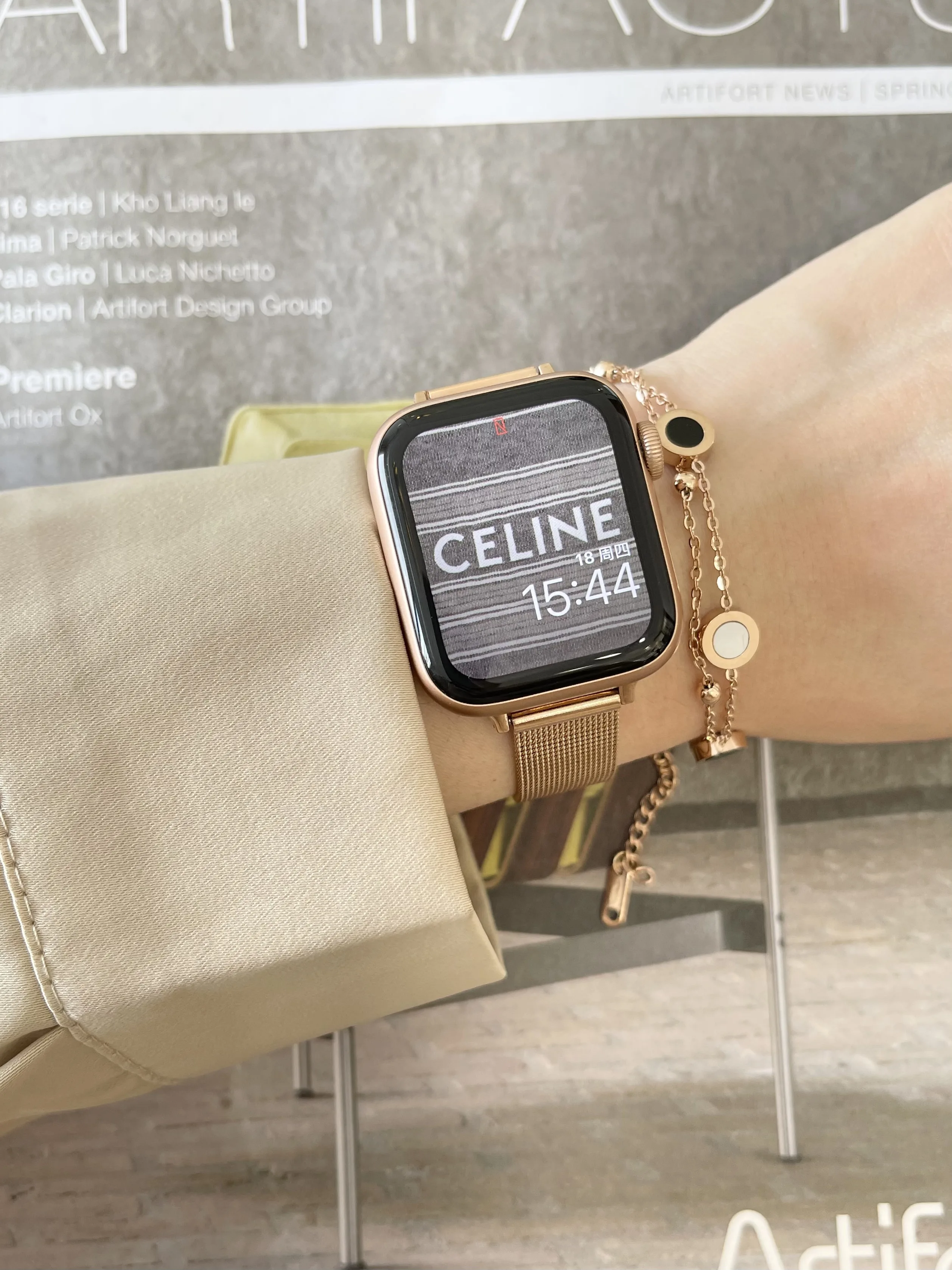 Slim Stainless Steel strap for Apple watch 6 se 40mm 44mm Bracelet band for iwatch series 5 4 3 38mm 42mm women Girls Wristband