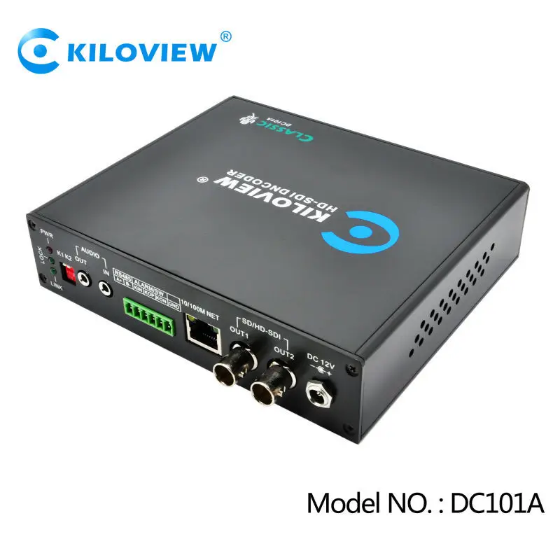 

High quality Network to HD SDI 3G h.264 Decoder support RTP/ RTMP protocol