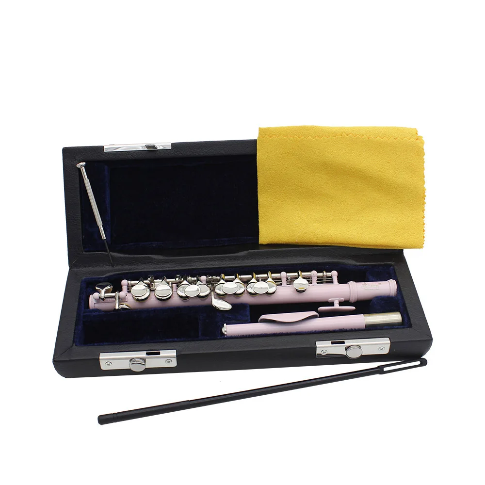 Пикколо Ottavino половина размера флейта Посеребренная C Ключ мельхиоровая с