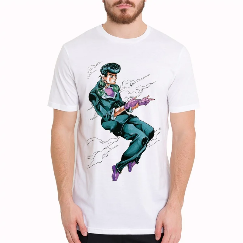 JoJo невероятное приключение футболки Для мужчин подарок парню в стиле Харадзюку
