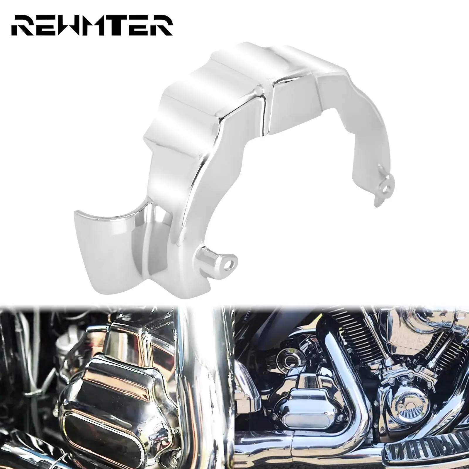 Мотоциклетный хромированный кожух коробки передач для Harley Touring 2017-2022 Road King Electra
