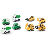 2 set diy sanitation vehicle take apart construction vehicles toys screw tool for 3 4 5 age kids yellow white green