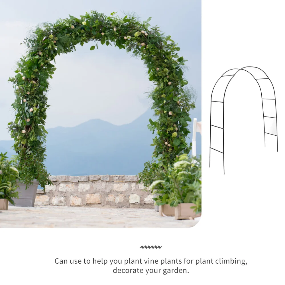 

1 Set Metal Pergola Arbor Wedding Arch Garden Outdoor Indoor Assemble Freely