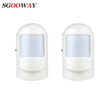 Sgooway-minisensor de movimiento PIR inalámbrico, Detector de alarma infrarrojo, PIR, 433 Mhz, sistema de alarma para el hogar