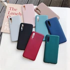 Матовый Силиконовый чехол карамельных цветов для телефона Xiaomi Mi 9 Lite Mi9 Se Mi 8 A2 Lite A1 A3 9t, простой мягкий Ультратонкий чехол-накладка из ТПУ