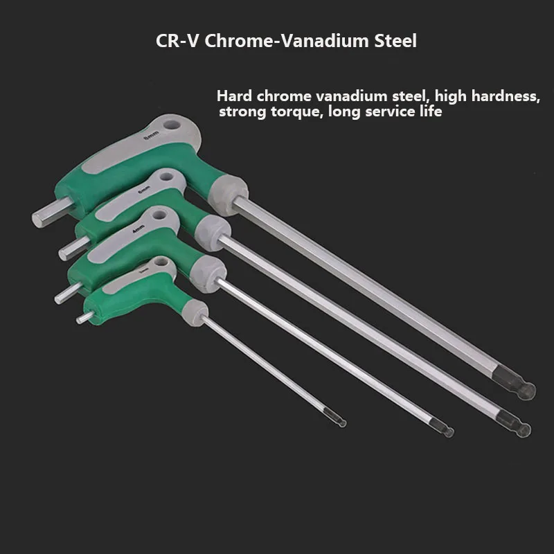 Шестигранный гаечный ключ внутренний шестигранный с Т-образной ручкой 2 0 мм 5 3 4 6 8