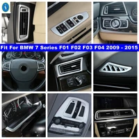 matte pillar b dashboard air ac gear head reading head lights cover trim for bmw 7 series f01 f02 f03 f04 2009 2015