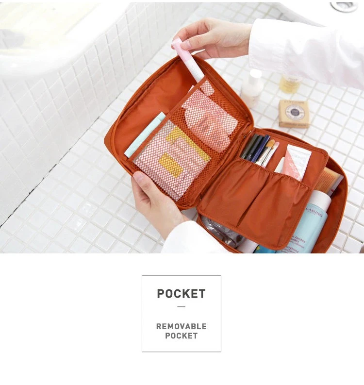 Multifunction Travel Cosmetic Bag Women Makeup Bags Toiletries Organizer Waterproof Female Storage Make Up Cases Wholesale