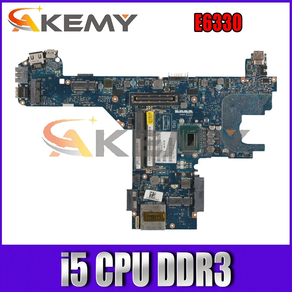 

For Latitude E6330 DELL E6330 Laptop Motherboard QAL70 LA-7741P CN-0C28RH 0850YT 0J4JVG Mainboard With i5 CPU DDR3 100% Test OK