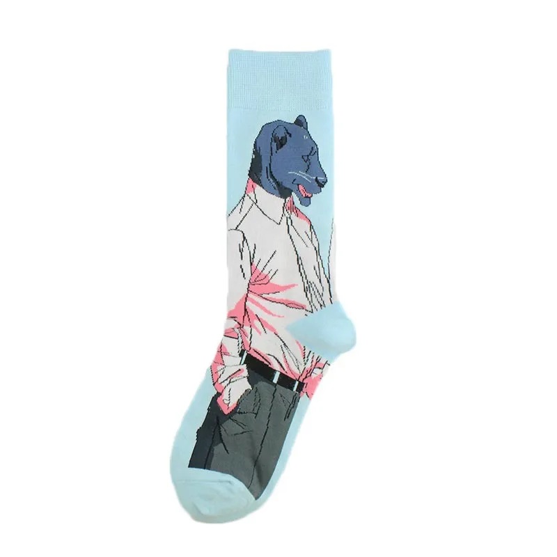 women fashion casual cotton socks happy funny japanese art socks character knit pattern novelty sock men trump socks lady teen