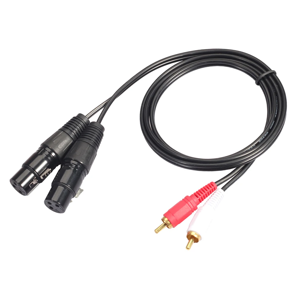 1 пара 5 м RCA штекер в XLR гнездо аудио hi-fi кабель микрофон для микрофона | Спорт и