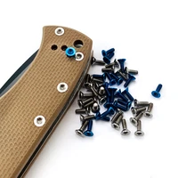 10pcsset titanium alloy knife handle screws for emerson cqc commander rangemaster sheepdog t8 torx plum diy accessories parts