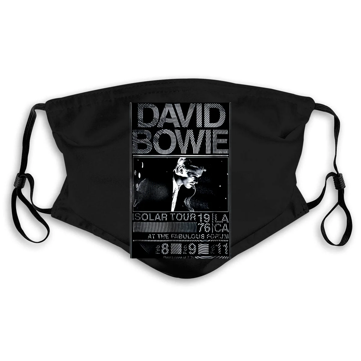 DAVID bowie isolar TOUR Мужская Стильная хипстерская маска для рта PM2.5 | Аксессуары одежды