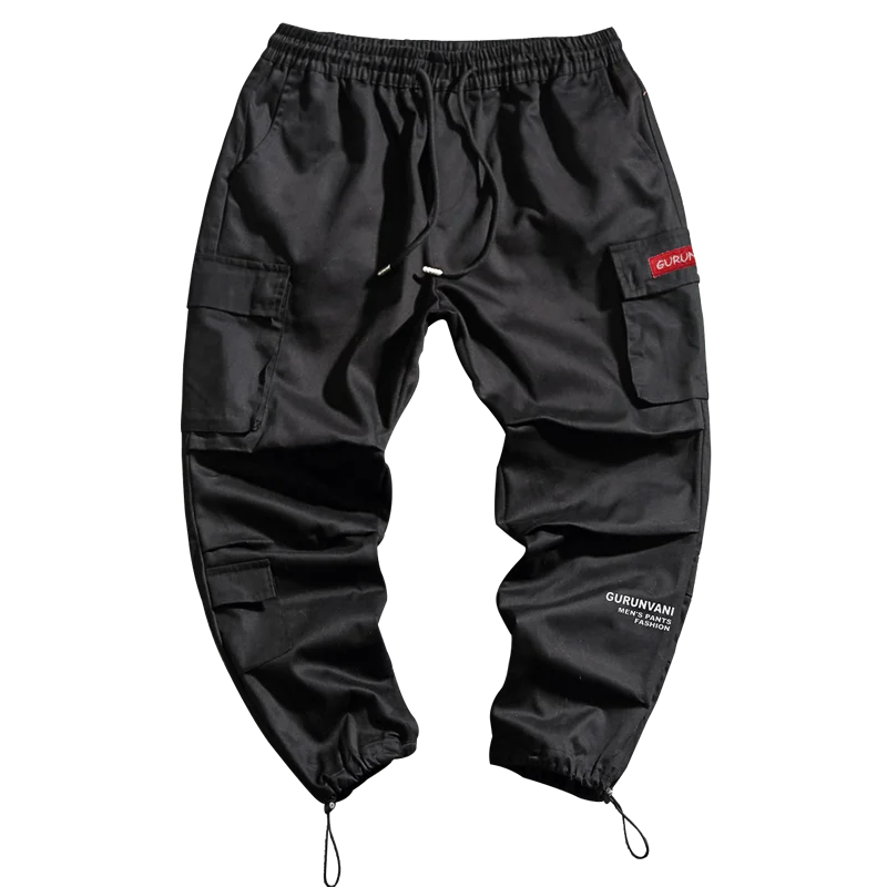 Модный тренд soid цвет мужские брюки карго 2019 осень пакет decroation джоггеры уличные