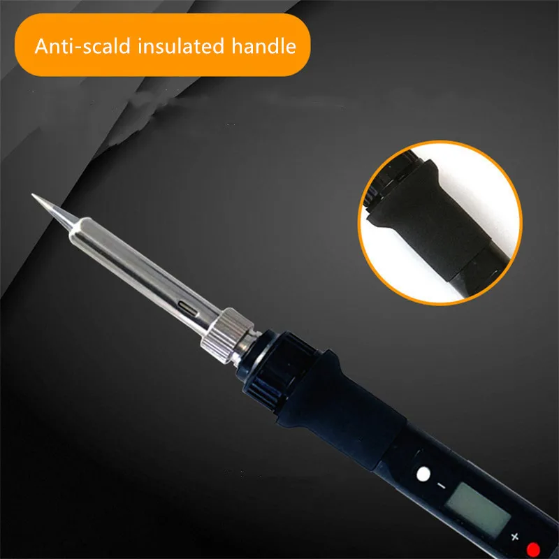 80W Electric Soldering Iron Adjustable Temperature LCD Digital Display 220V Welding Solder Tips Repair Rework Tool Kit | Канцтовары для