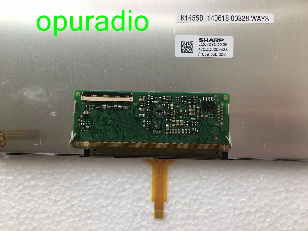 LQ070Y5DG36 A + класс 7 дюймов автомобильный TFT ЖК-дисплей и сенсорный экран дигитайзер