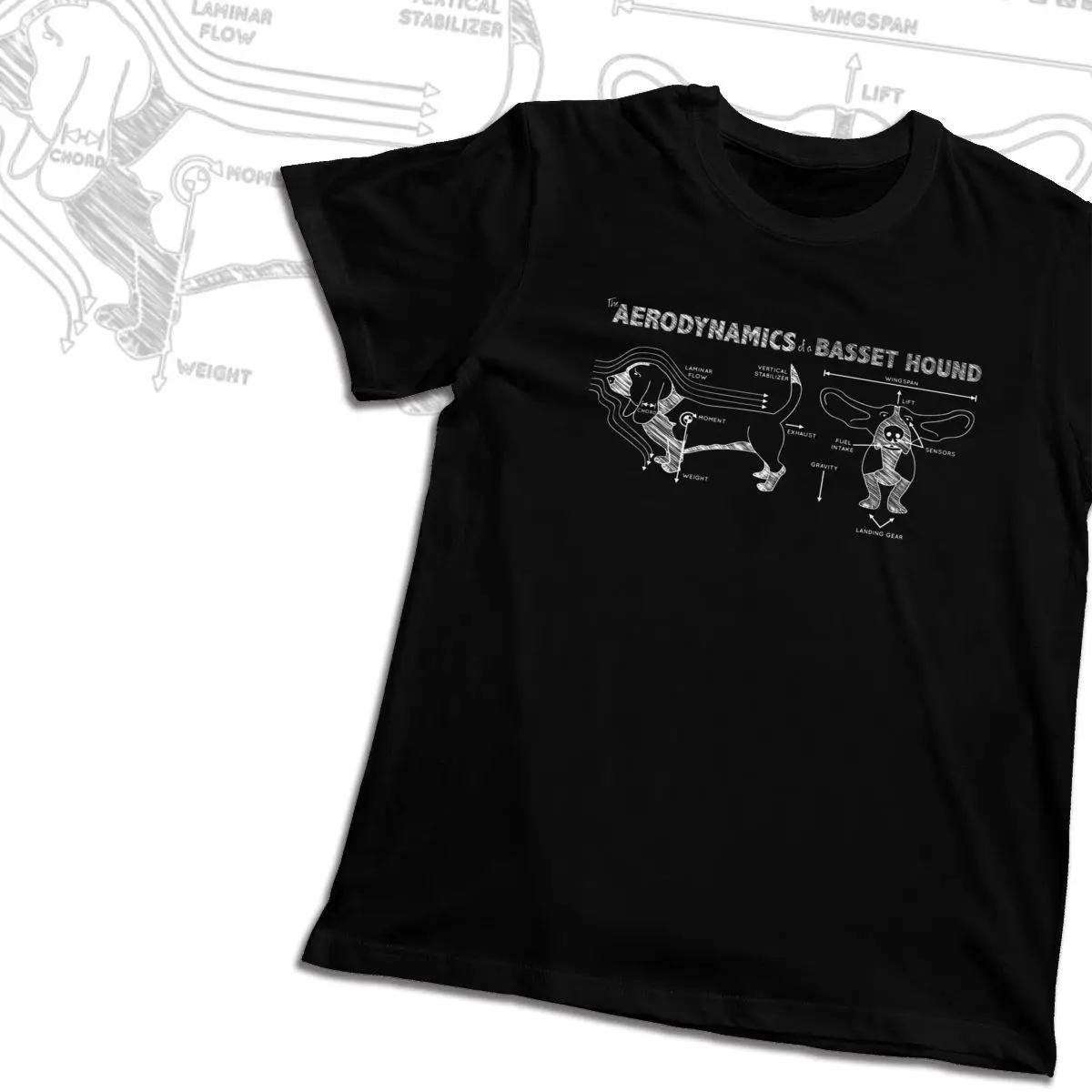 Мужская футболка с круглым вырезом аэродинамика Басса хаунд винтажная удобная