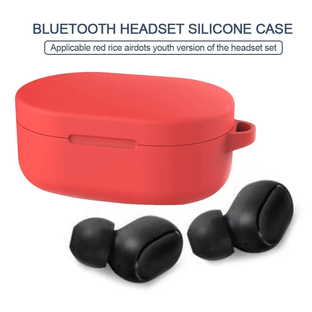 Красочные силикагелевые Беспроводные наушники с зарядным устройством чехол