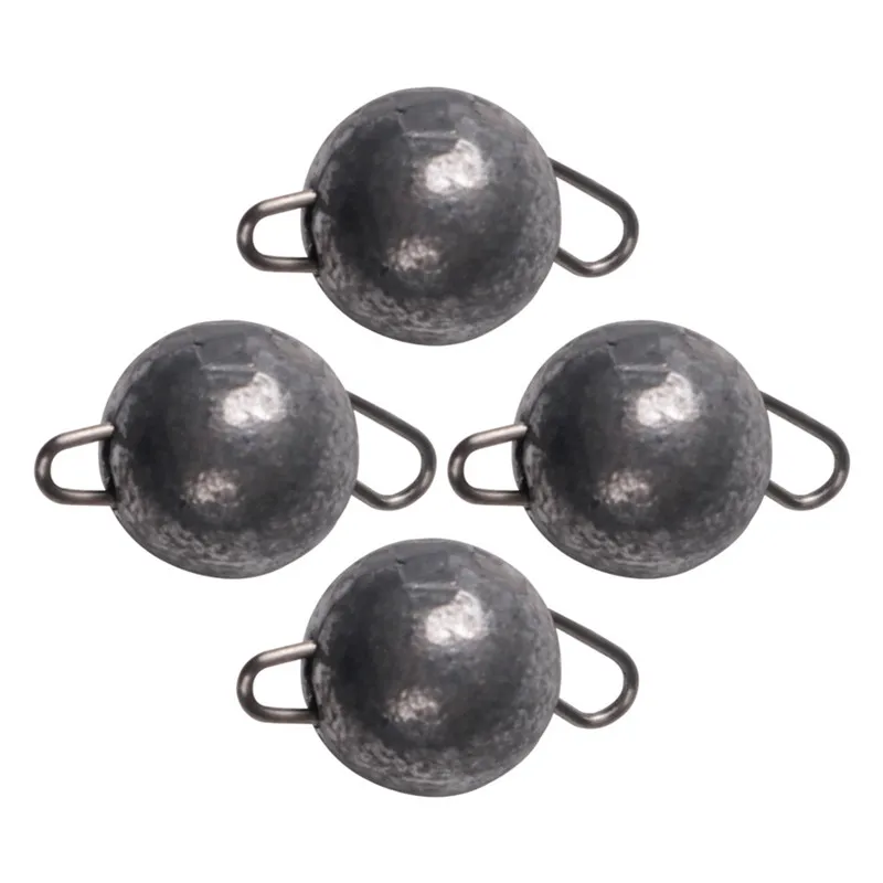 

5 Stks/partij Vis Lood Sinker Lood Met Swivle Cheburashka Sinker Jig Hoofd Lood Gewichten 4G-18G lokken Vissen
