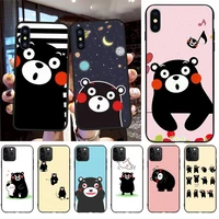 penghuwan japan kawaii kumamon bear soft silicone tpu phone cover for iphone 11 pro xs max 8 7 6 6s plus x 5s se xr case