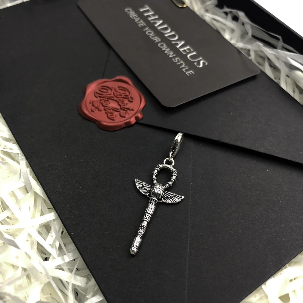 Браслет-Анкх с шармом крест жизни в европейском стиле ювелирное изделие для