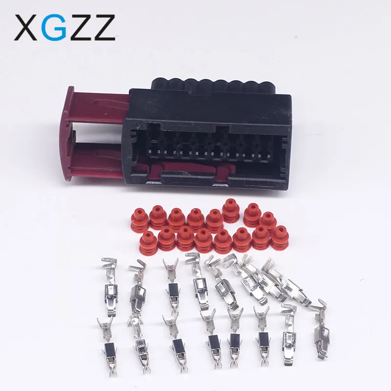 5 комплектов 16 пиновый Мужской Водонепроницаемый проводов автомобильной разъем