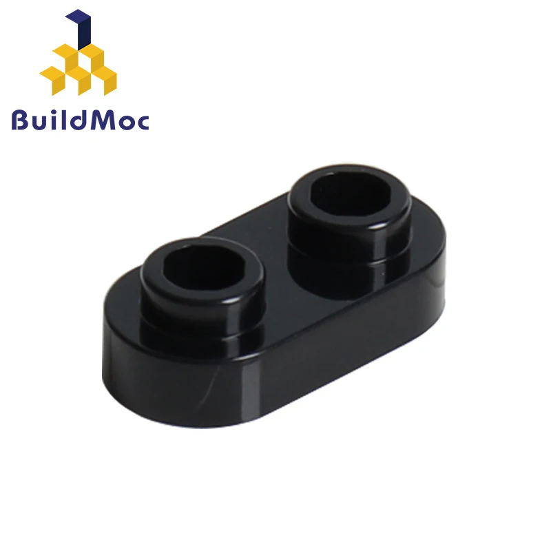 BuildMOC 35480 пластина 1x2 закругленная с 2 открытыми стержнями для строительных блоков