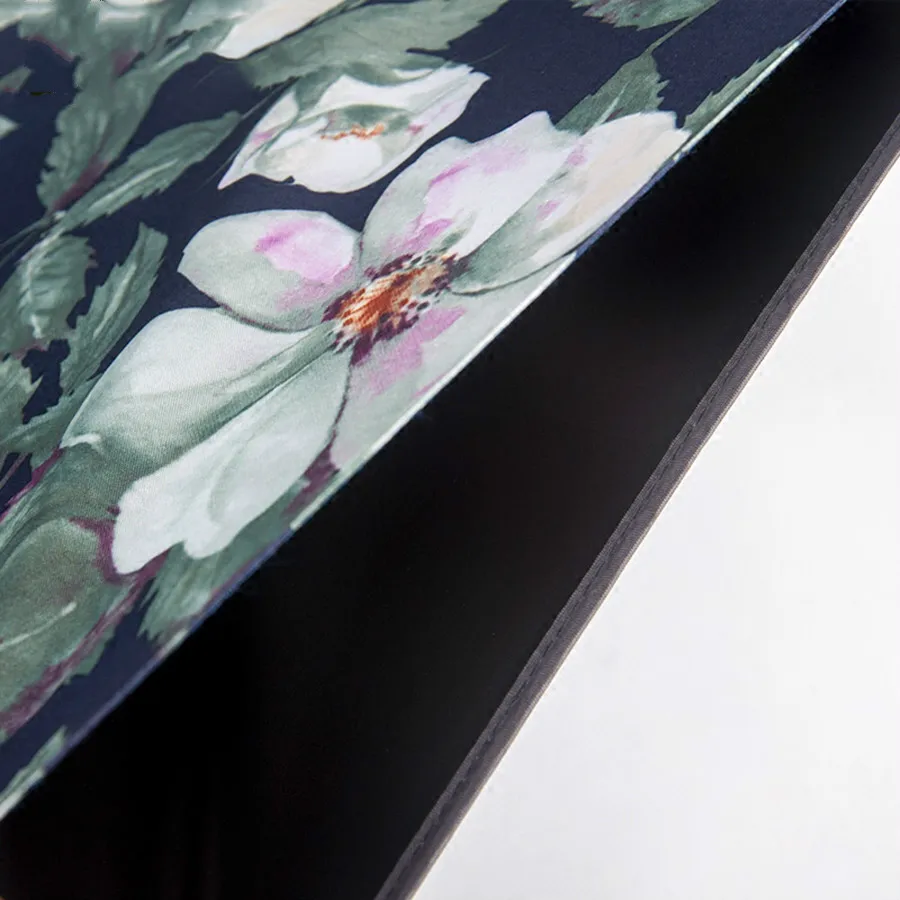 Большой зонт с цветами ветрозащитный складной от УФ-лучей зонтик солнца для сада