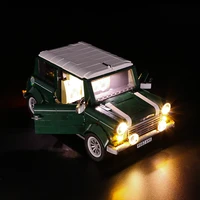 led light up kit for 10242 building blocks bricks 21002 mini cooper creators car model toys